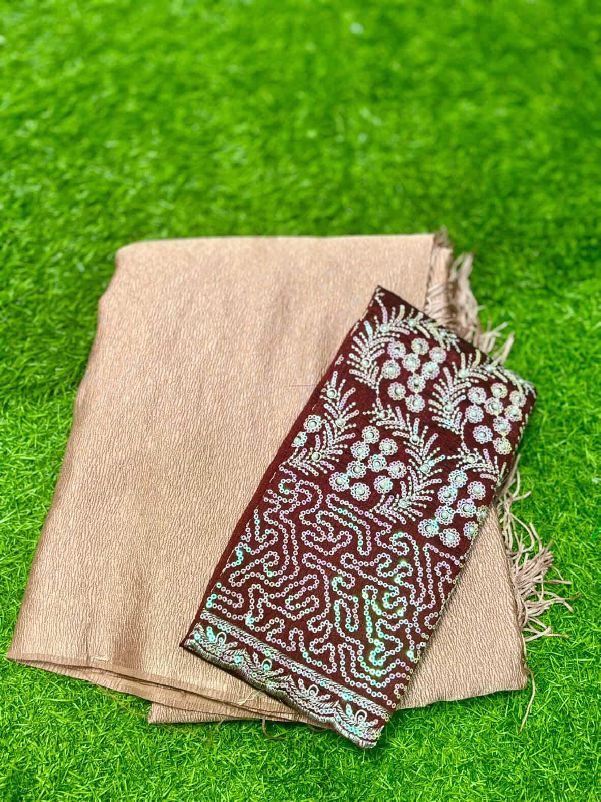 SJ034 CRUSHED SATIN WITH WORK BLOUSE