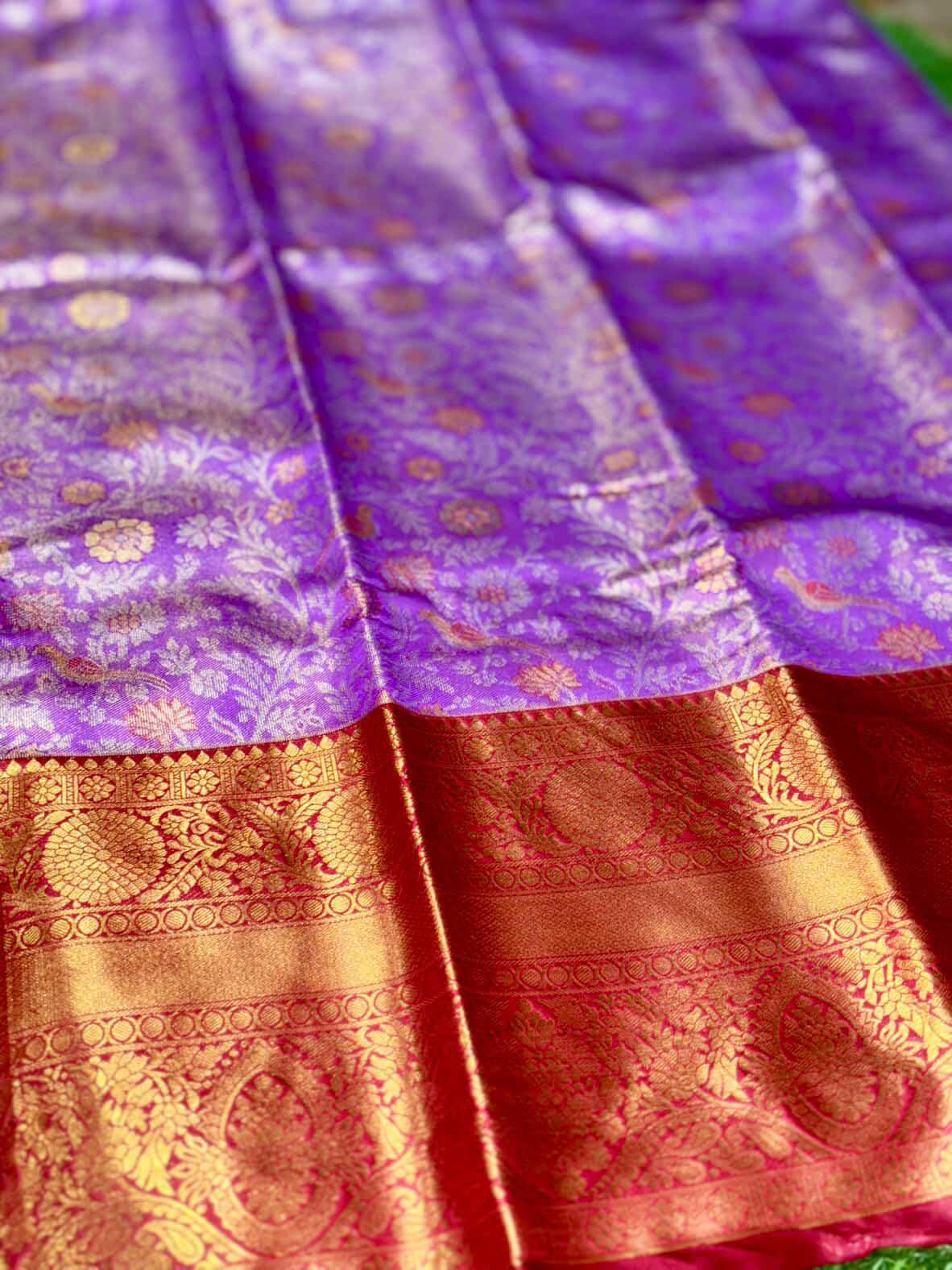 SJ044 EXLUSIVE BRIDAL SAREE WITH ATTACHED BLOUSE