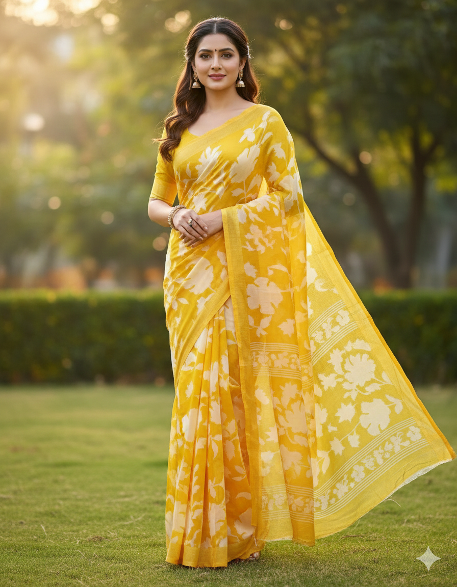 SJ018 SATIN PATTA SAREE SOFT CLOTH