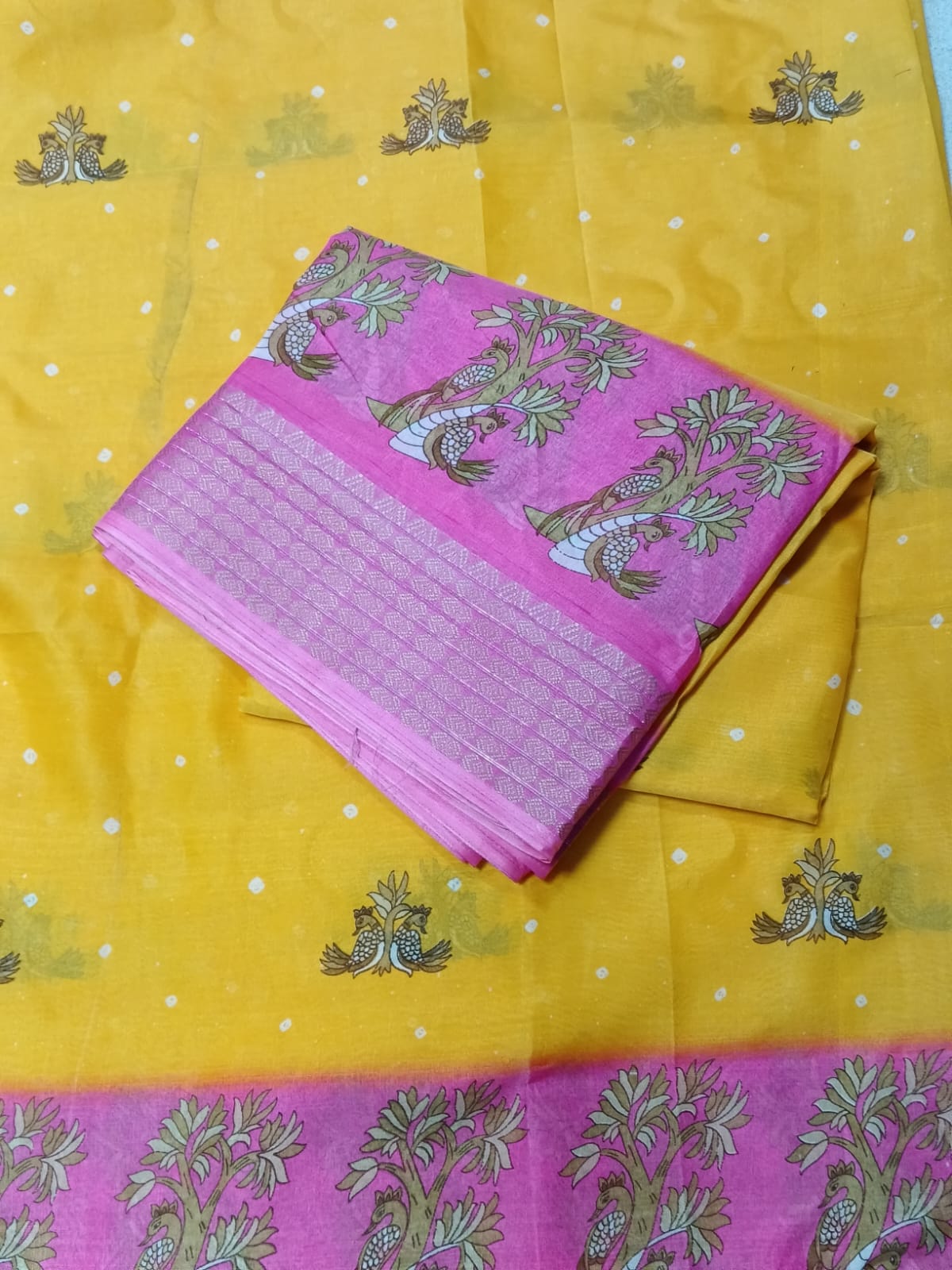 SJ100 FANCY COTTON SAREE