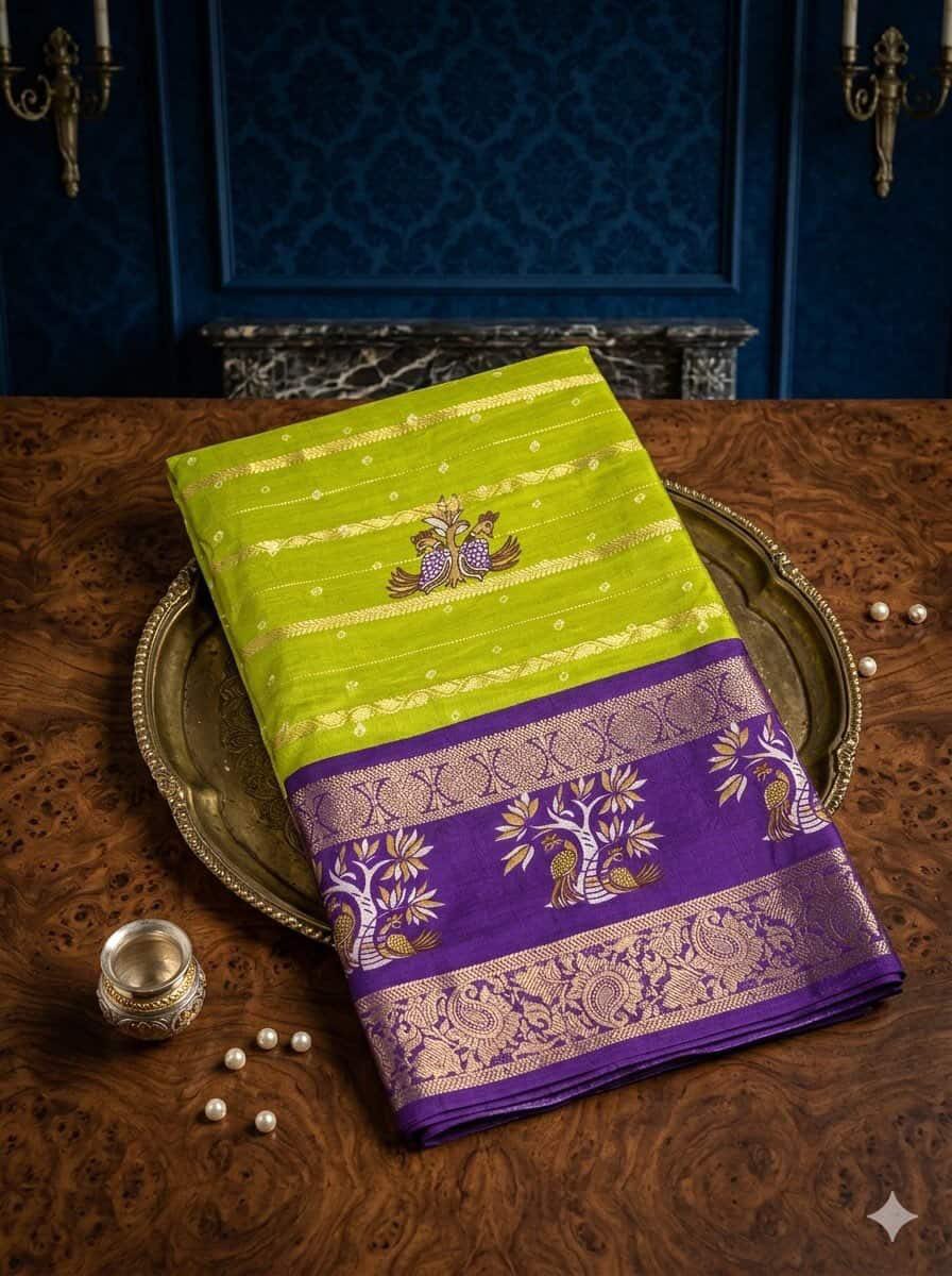 SJ078 OPULEN DOLA SAREE WITH BLOUSE