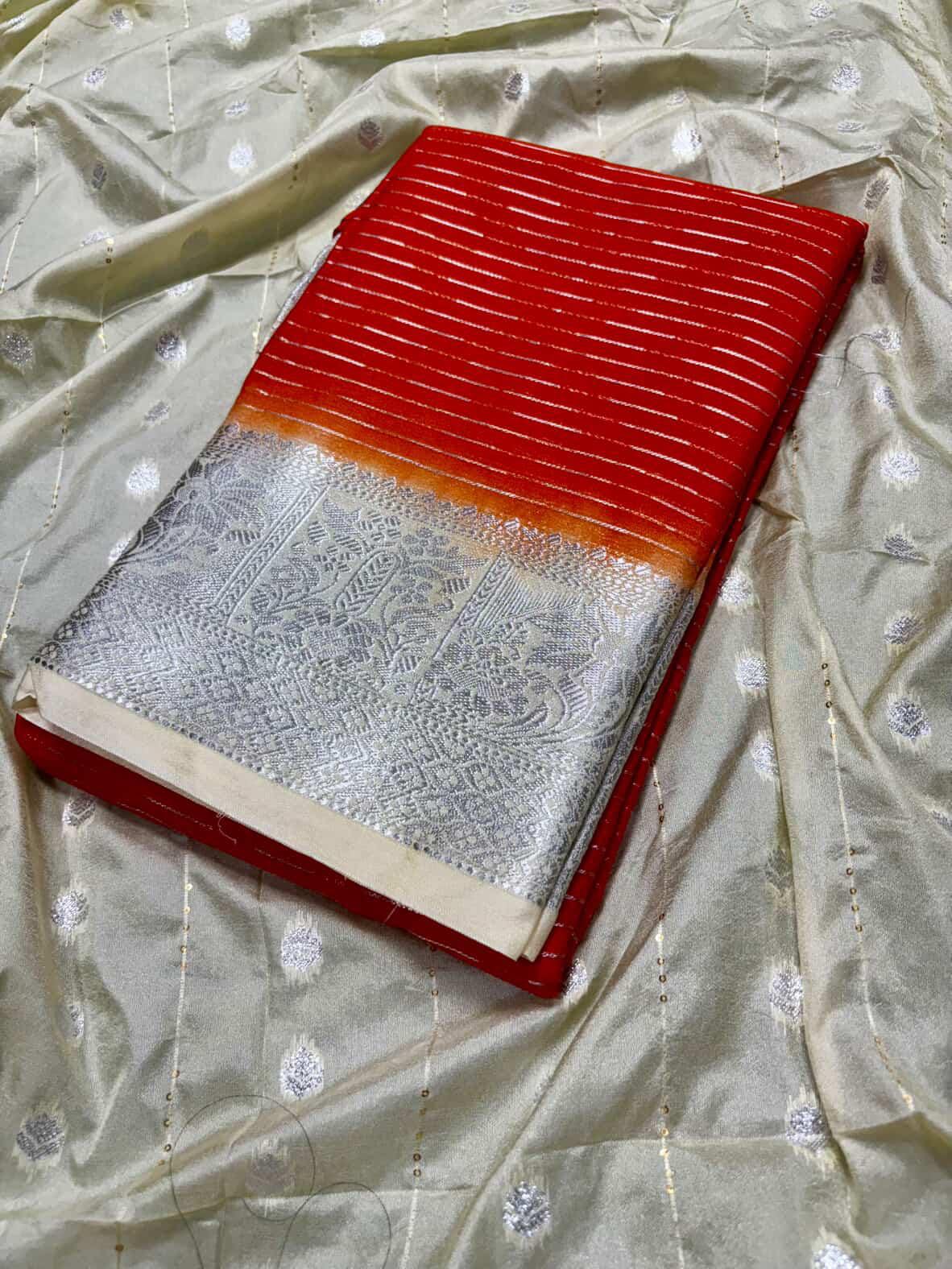 SJ039 RATNAM SILK SAREE WITH ZARI WEAVING