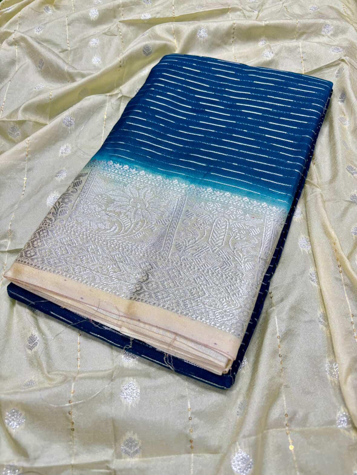 SJ039 RATNAM SILK SAREE WITH ZARI WEAVING