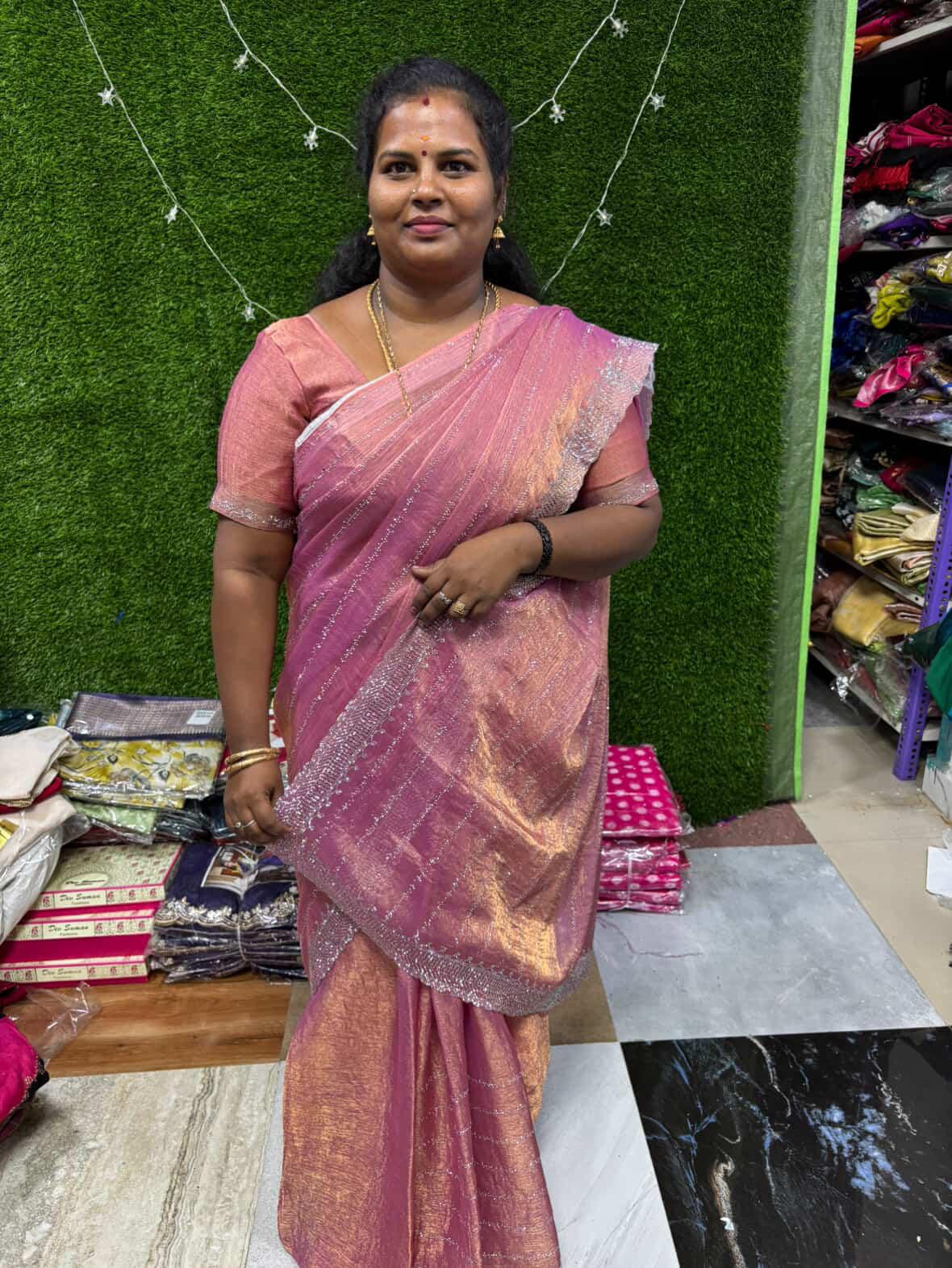 SJ047 ELEGANT SPACE SILK SAREE