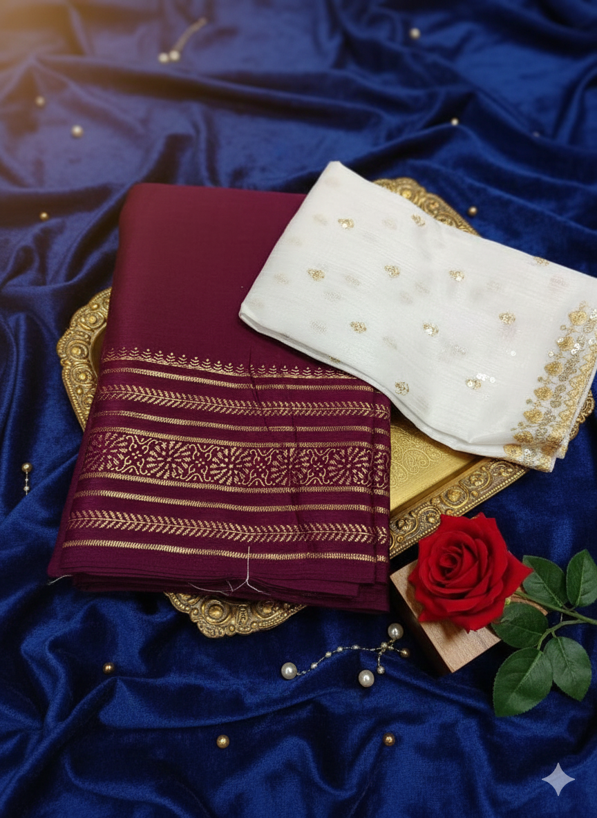 SJ015 ELEGANT CREPE SILK