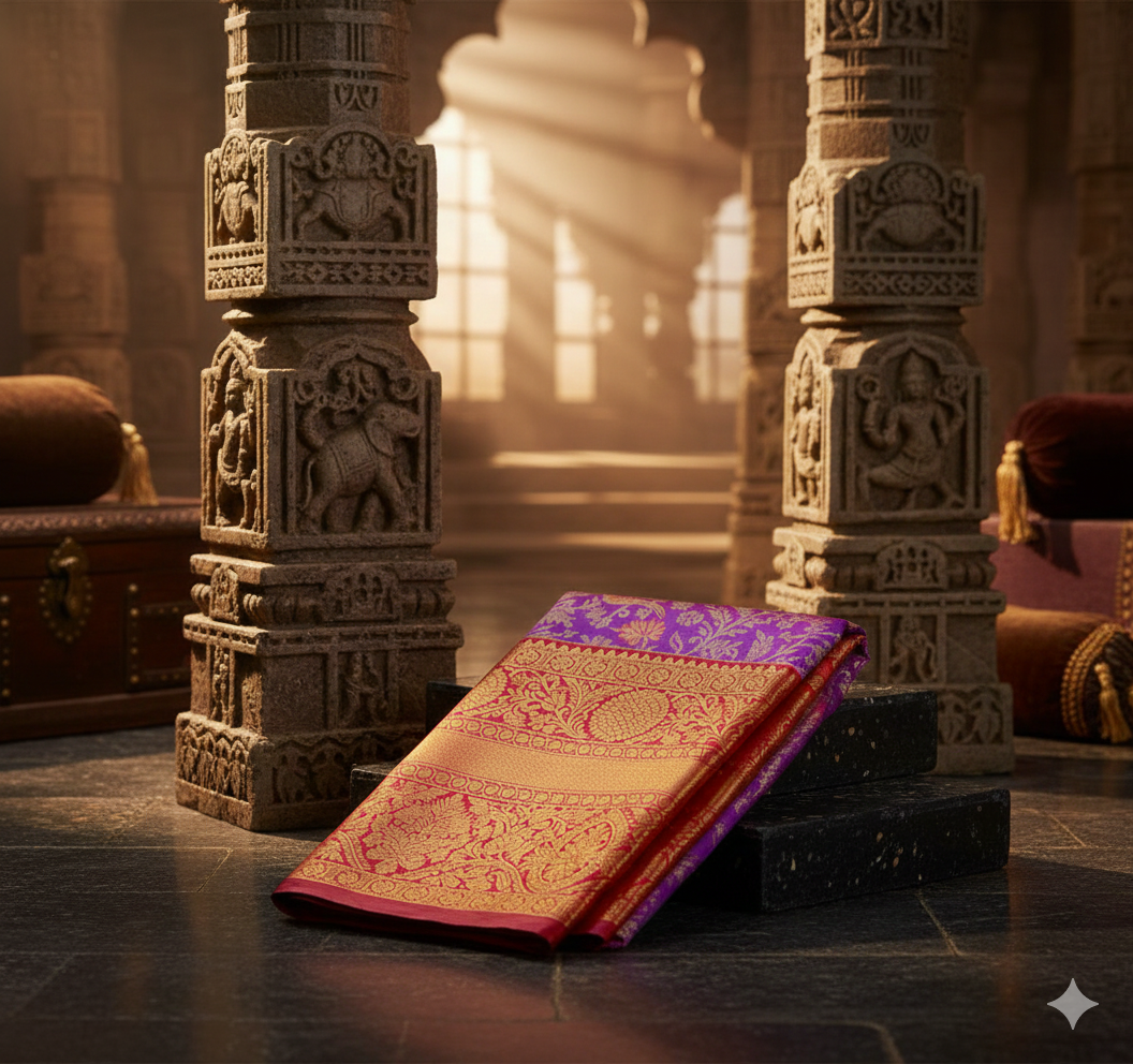 SJ044 EXLUSIVE BRIDAL SAREE WITH ATTACHED BLOUSE