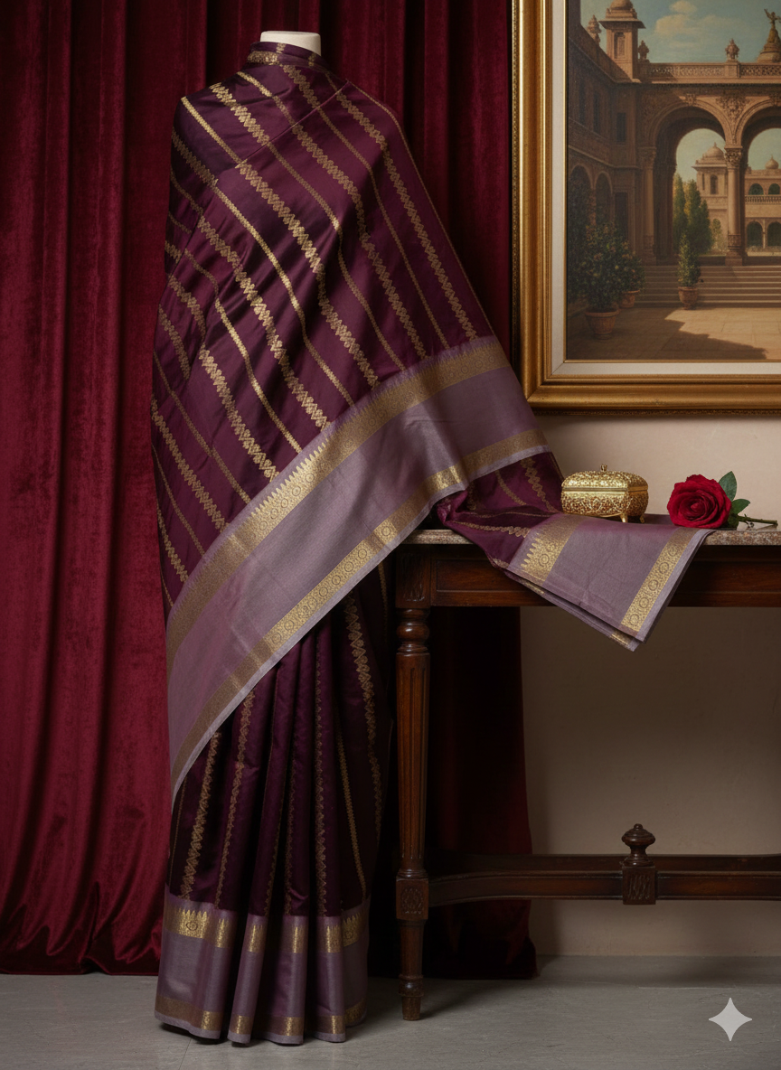 SJ029 RICH AND LUXURY SILK SAREE