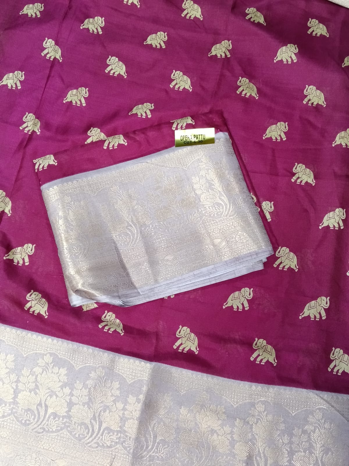 SJ057SEMI DOLO SILK SAREE