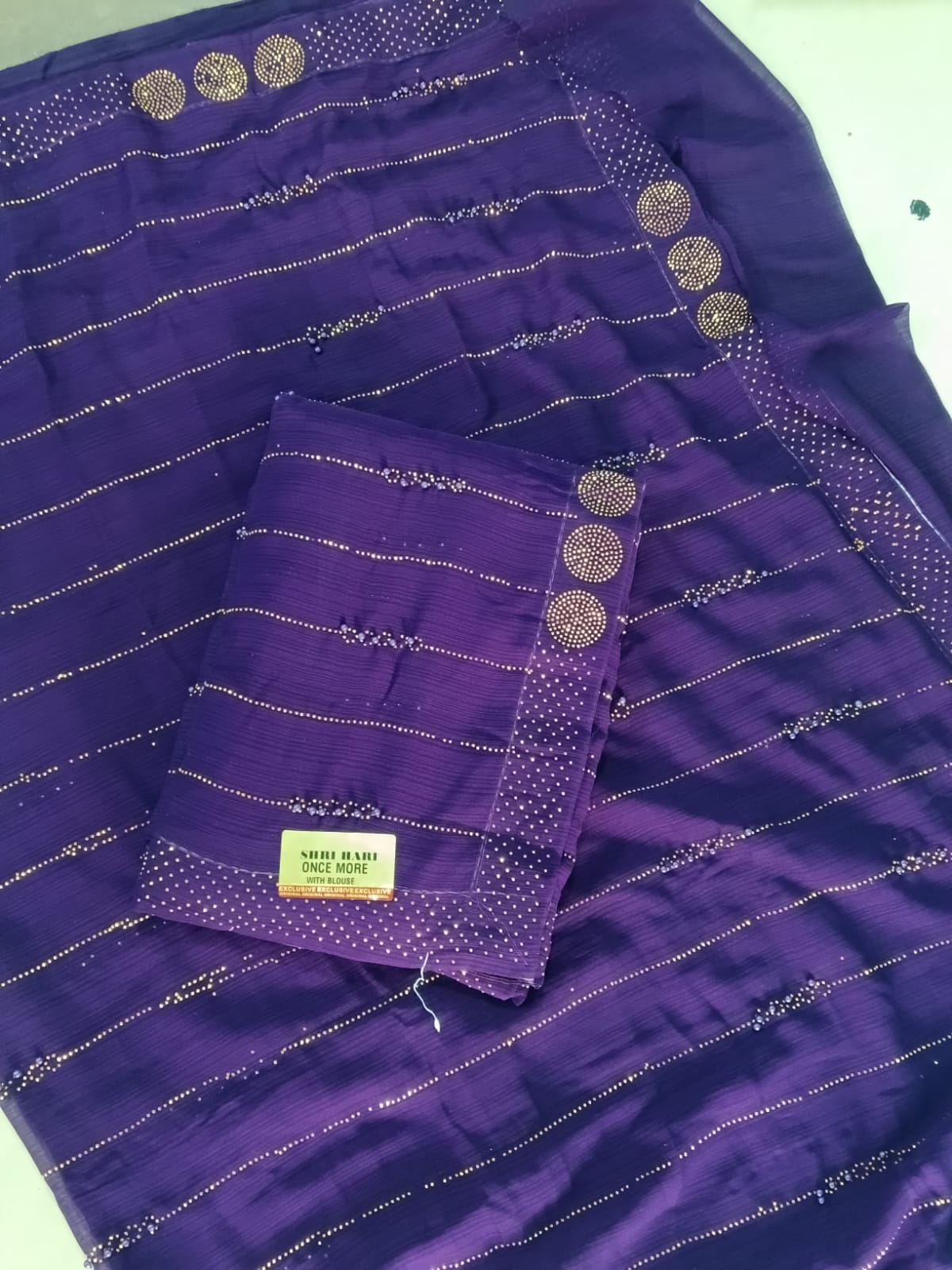 SJ068 STONE WORK SAREE