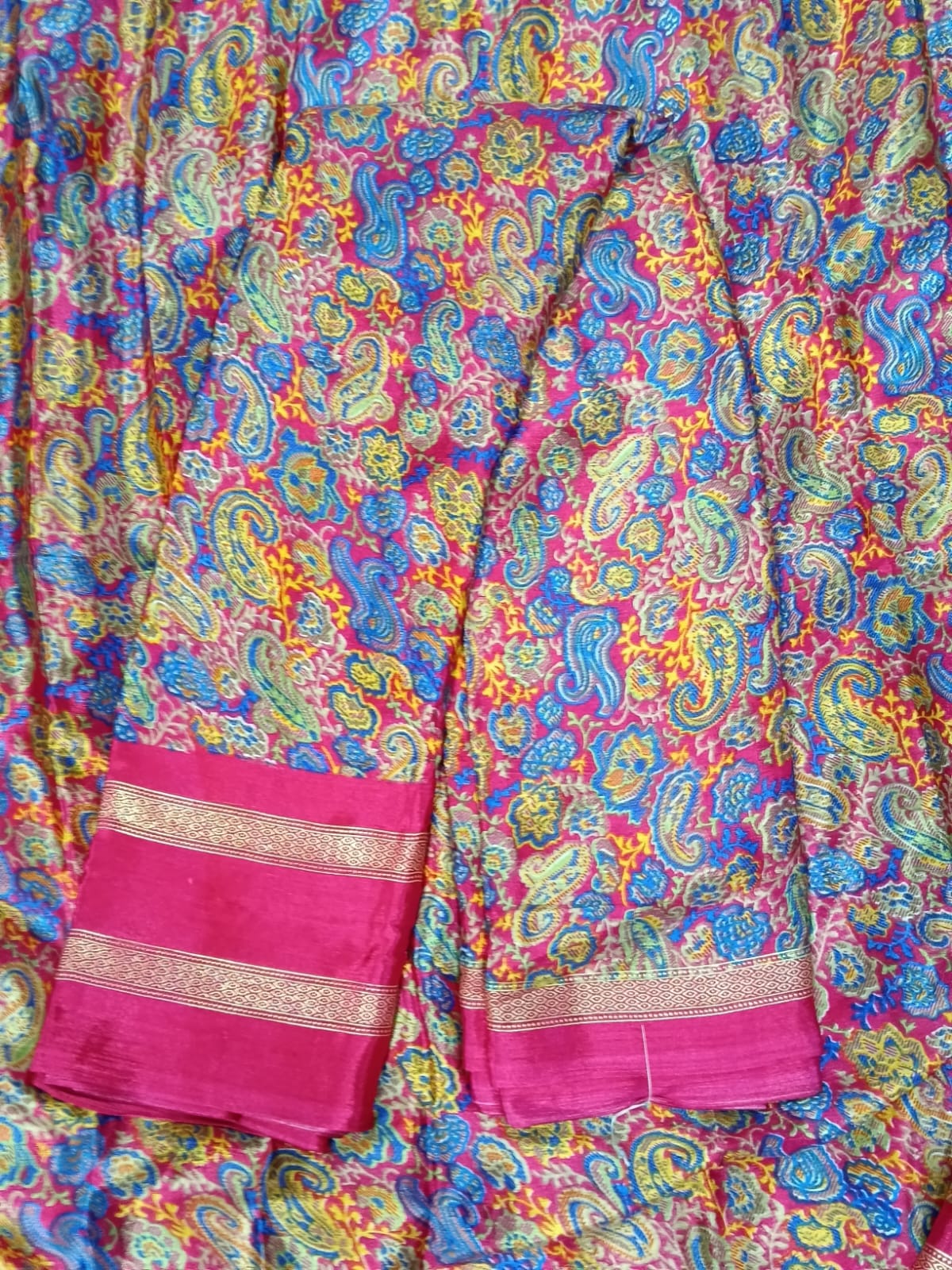SJ101 DIGITAL PRINT GRAP SILK SAREE