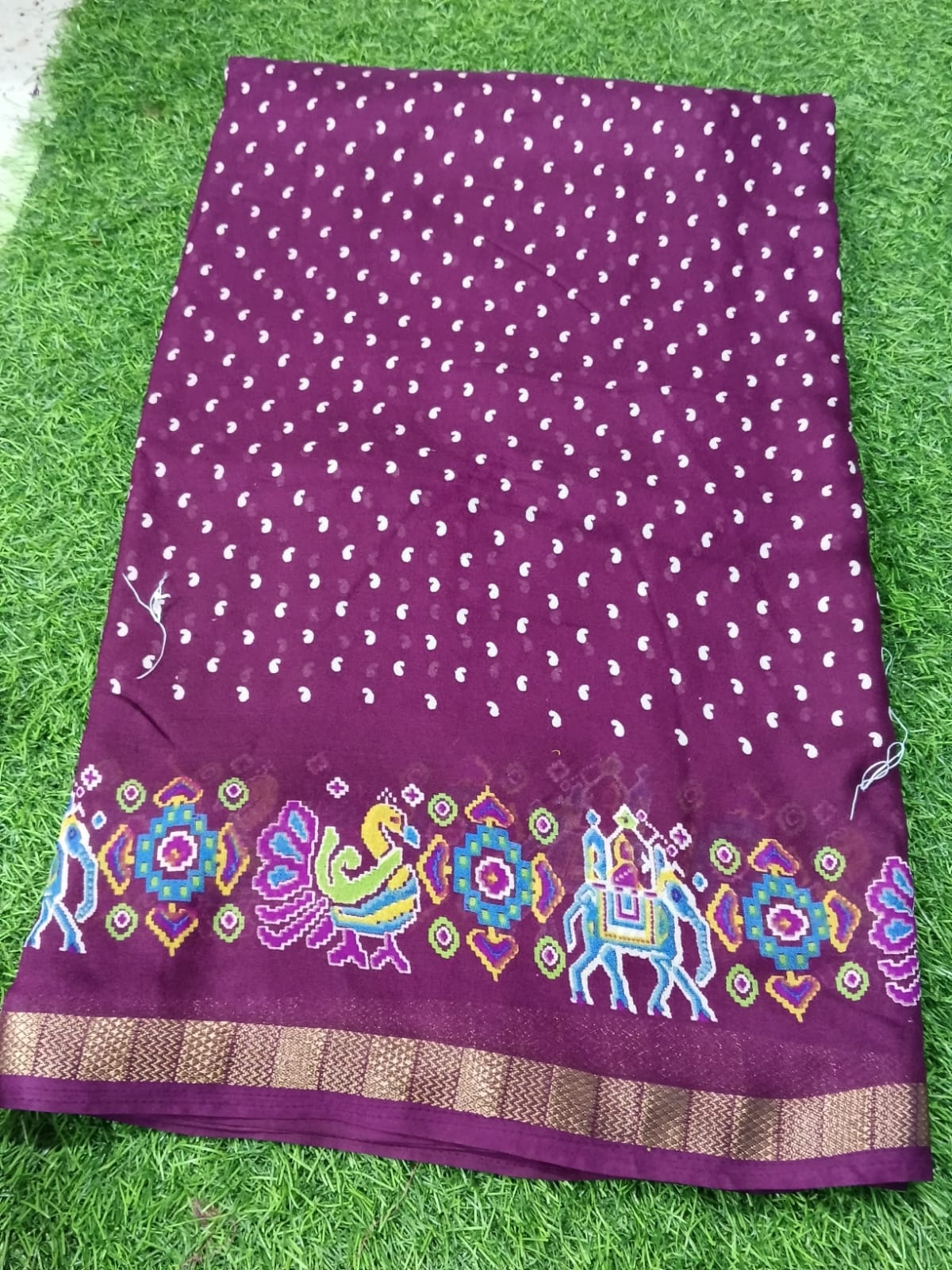 SJ110 MASHMELLOW FABRIC BHANDHINI DESIGN
