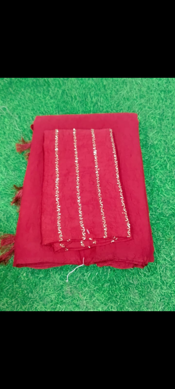 SJ129  aari work blouse with plain saree