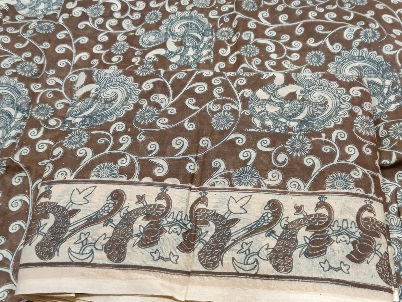 SJ046 MALAI COTTON  SAREE