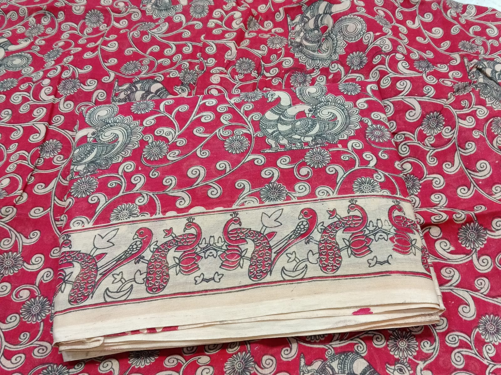 SJ046 MALAI COTTON  SAREE