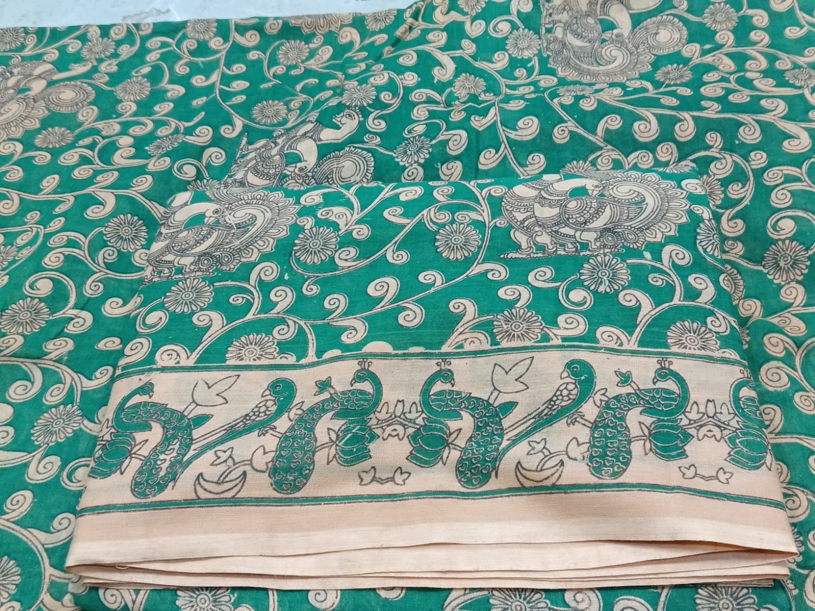 SJ046 MALAI COTTON  SAREE