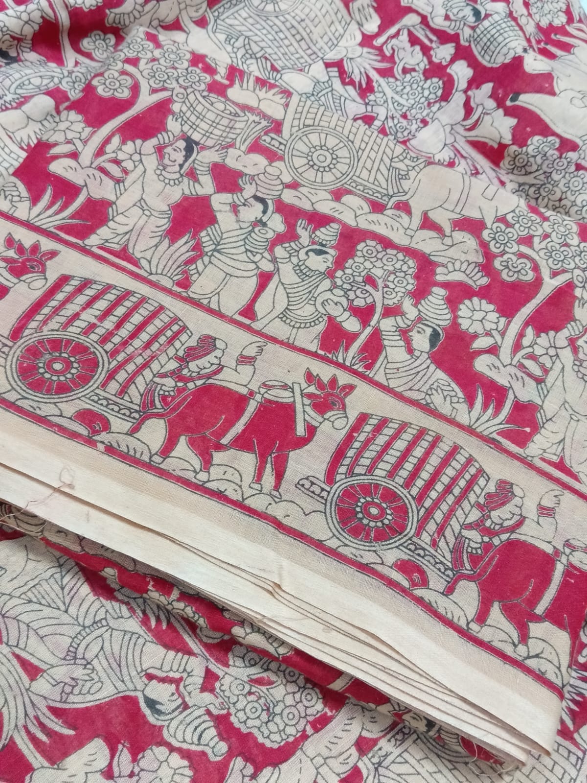 SJ046 MALAI COTTON  SAREE