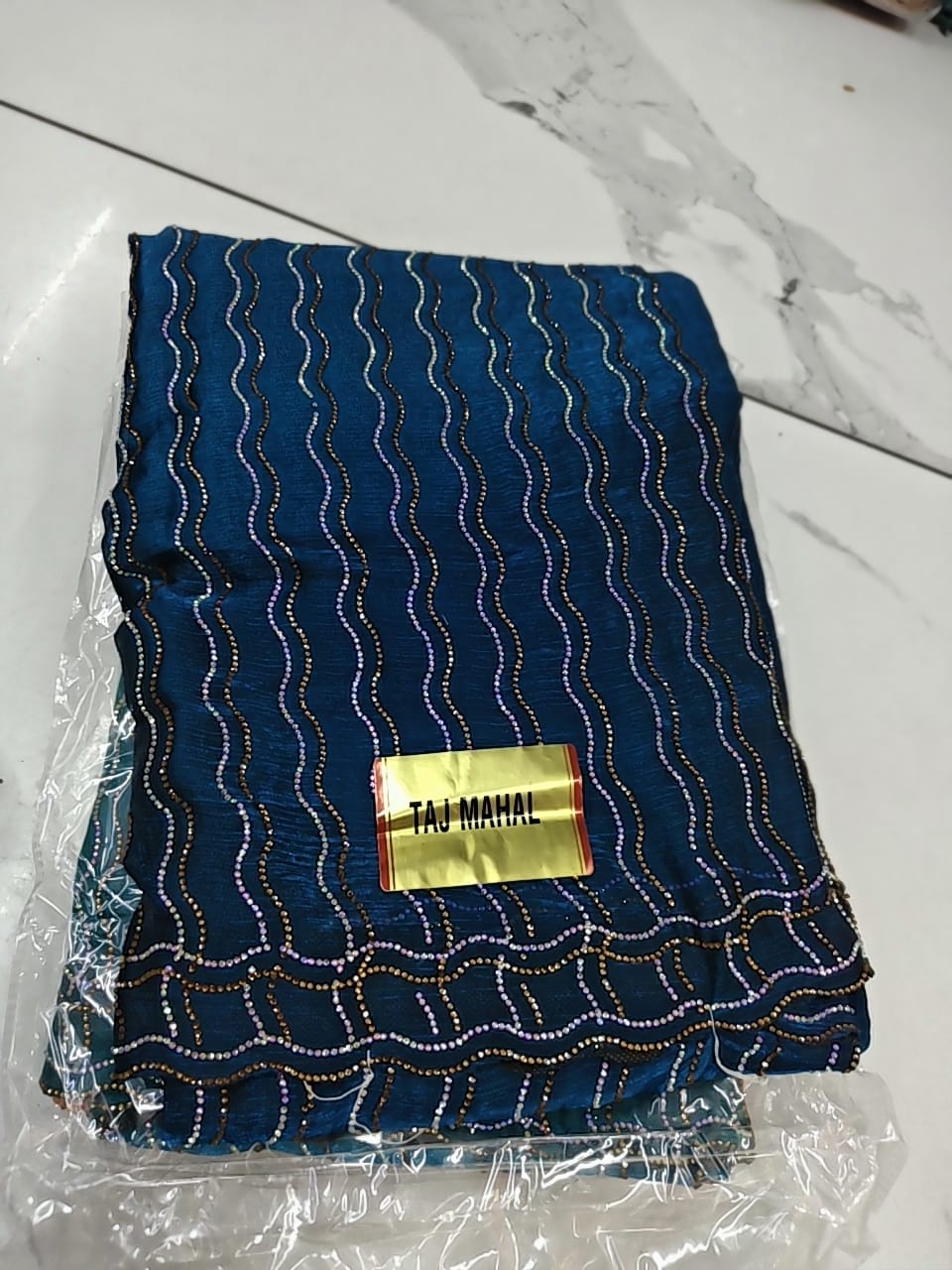 SJ066 STONE WORK  SPAY SILK SAREE