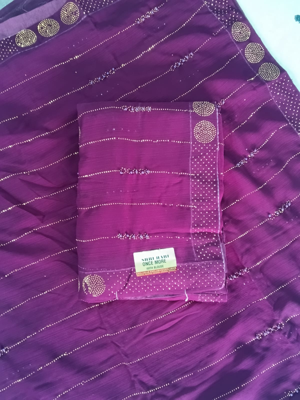 SJ068 STONE WORK SAREE