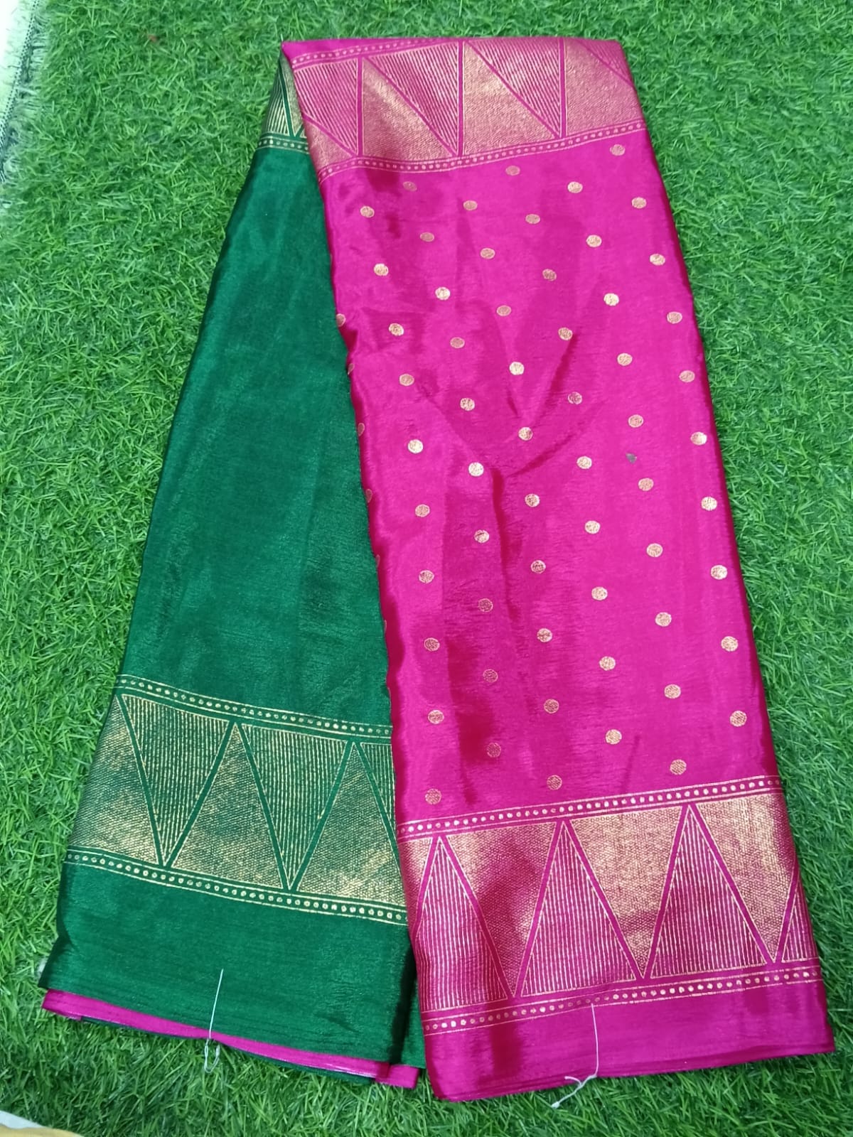 SJ069 FOILE PRINT HALF AND HALF MODEL