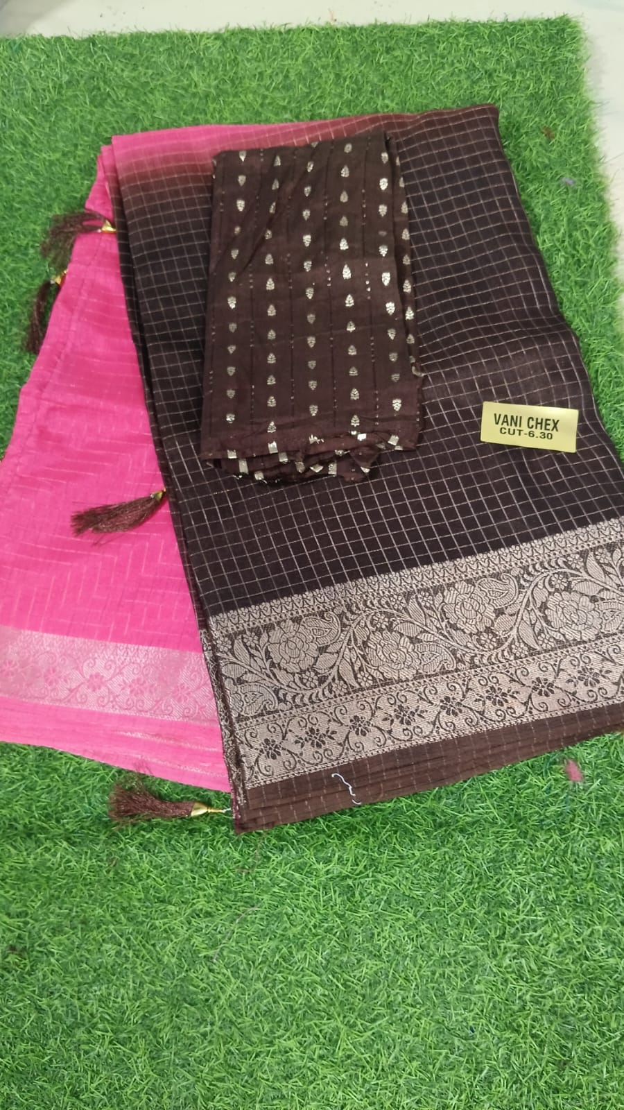 SJ087 DOUBLE COLOUR  GEORGET SAREE
