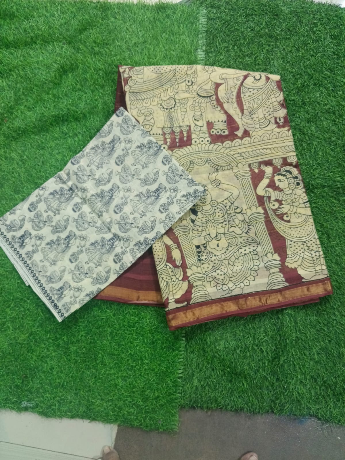 SJ096 EXCLUSIVE KALAMKARI SAREE