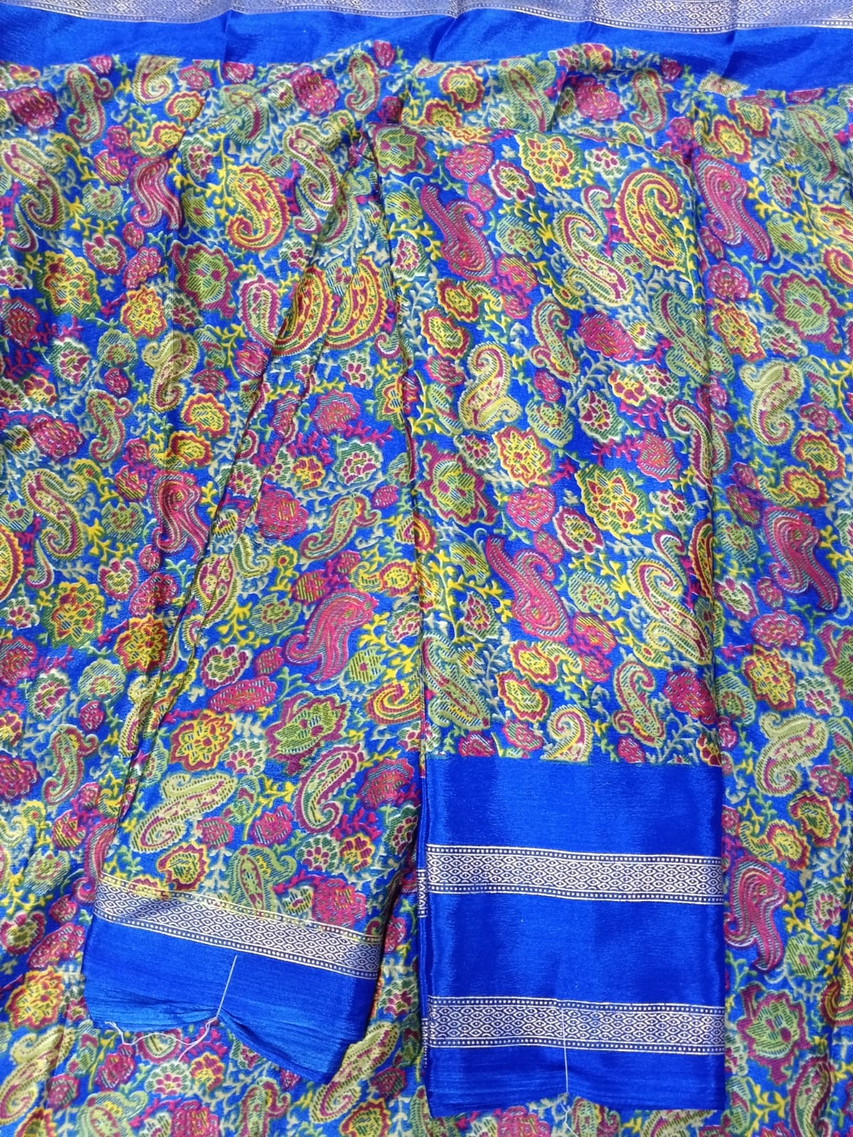 SJ101 DIGITAL PRINT GRAP SILK SAREE
