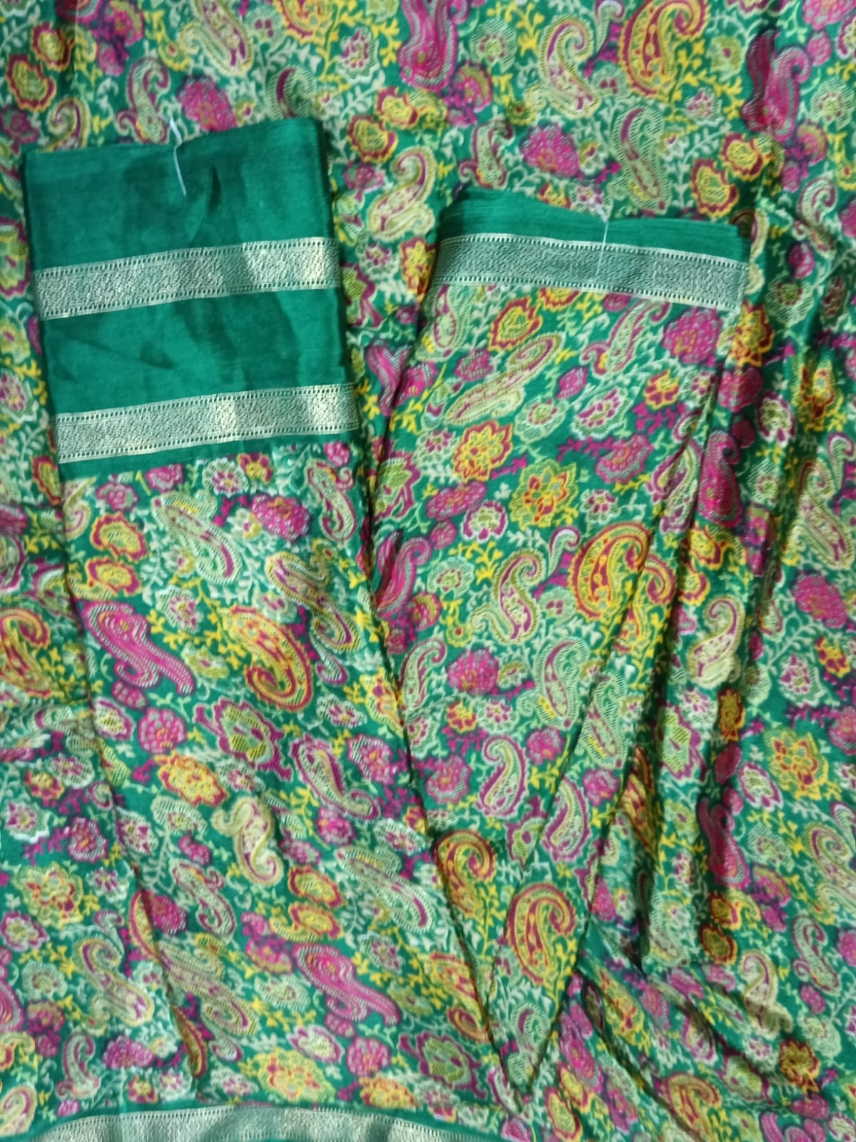 SJ101 DIGITAL PRINT GRAP SILK SAREE