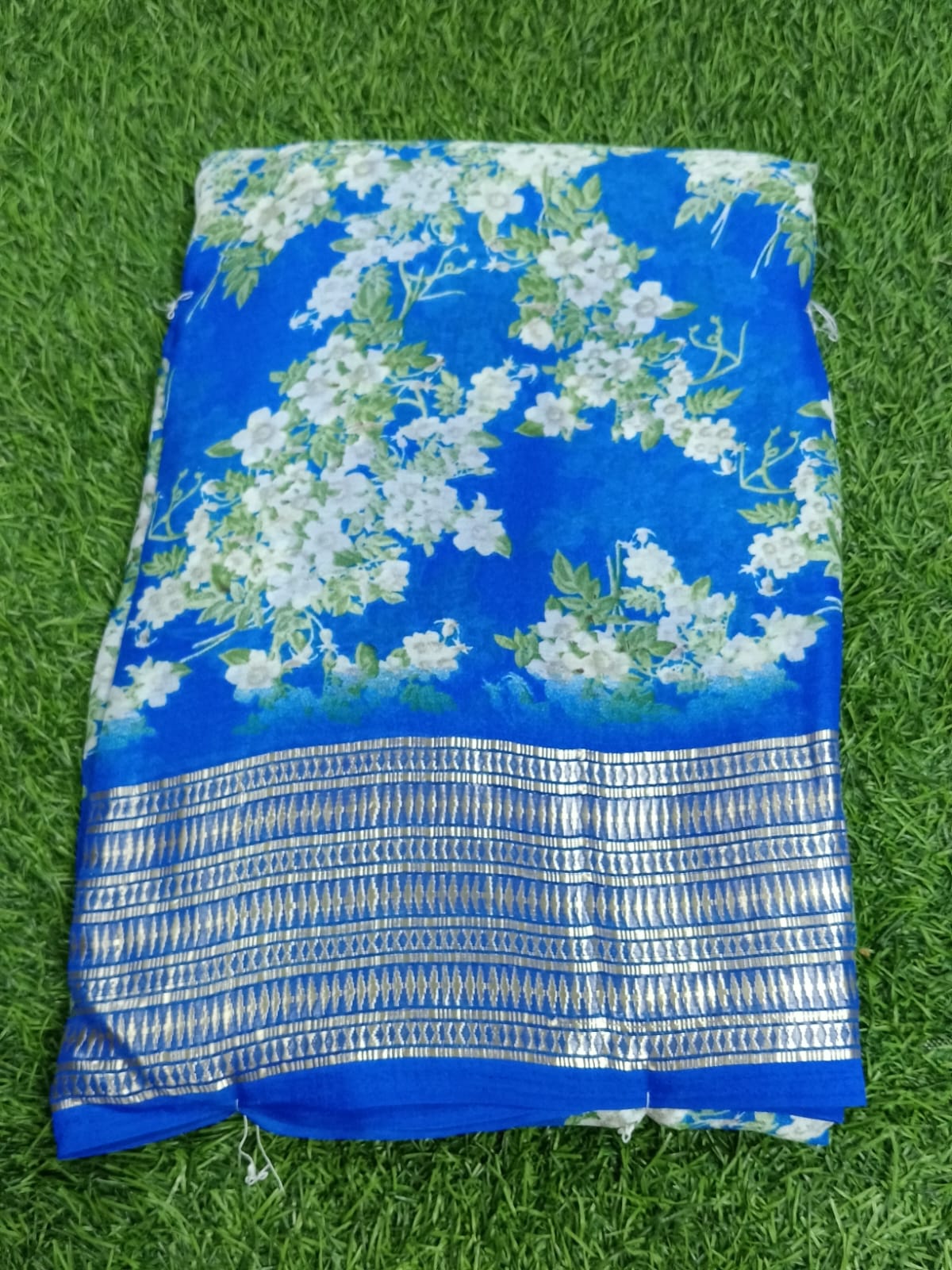 SJ114 HEAVY GEORGETTE WITH BORDER