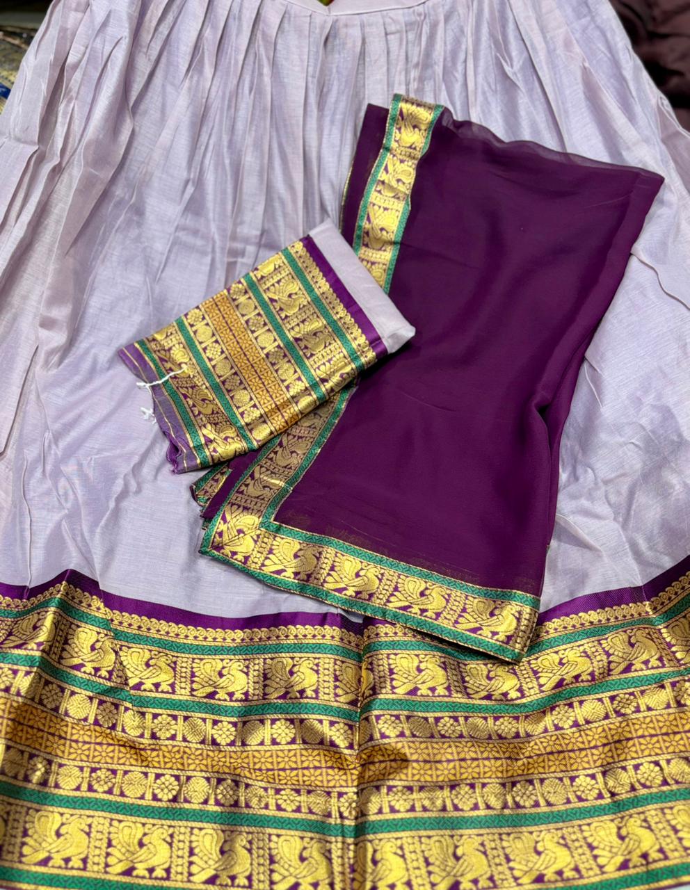 SJ117 ELEGANT HALF SAREES