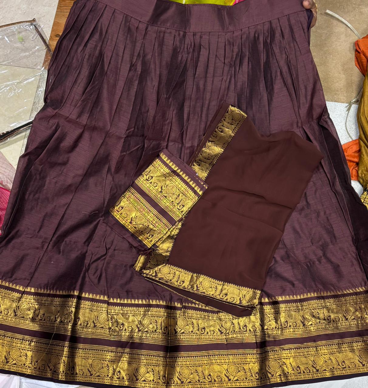 SJ117 ELEGANT HALF SAREES
