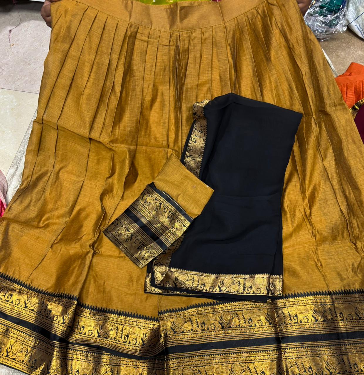 SJ117 ELEGANT HALF SAREES