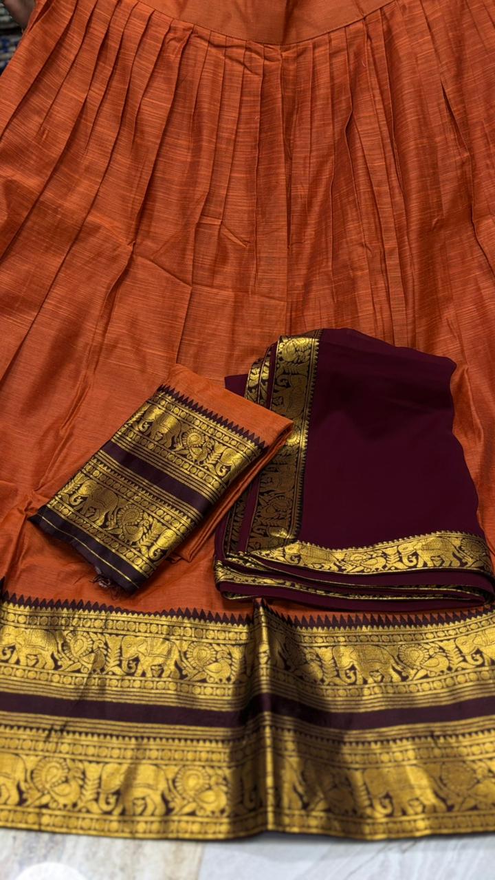 SJ117 ELEGANT HALF SAREES