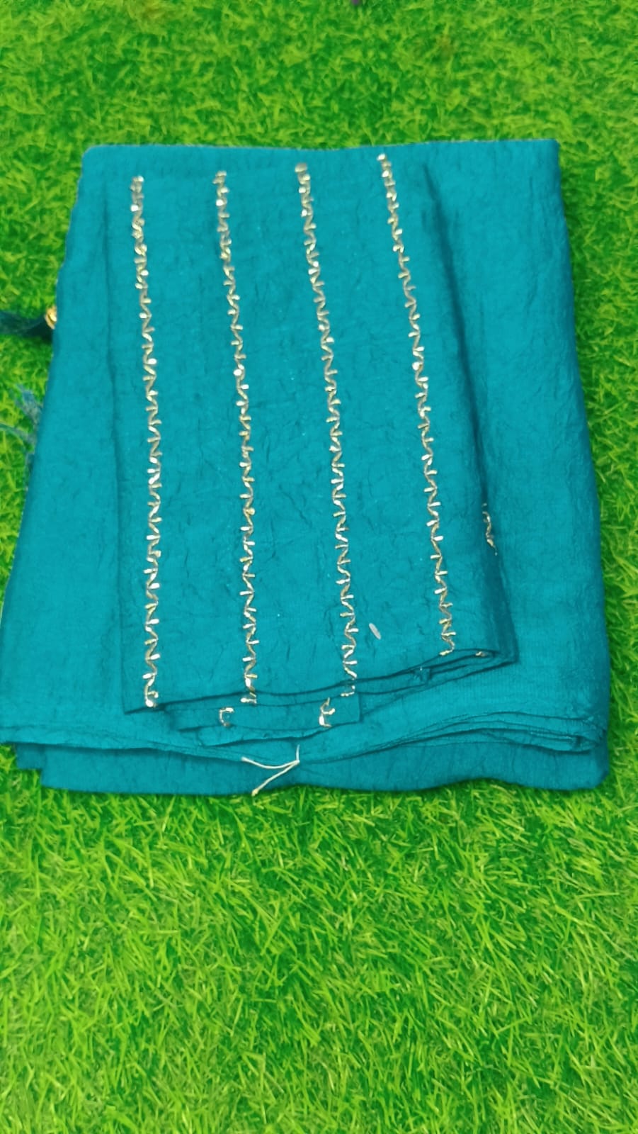 SJ129  aari work blouse with plain saree
