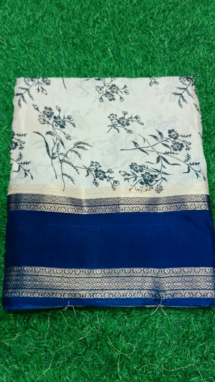 SJ142 RETTA PATTA BORDER MASHMELLOW FABRIC